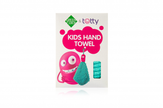 Green Fiber & Totty bebek el havlusu, turkuaz
