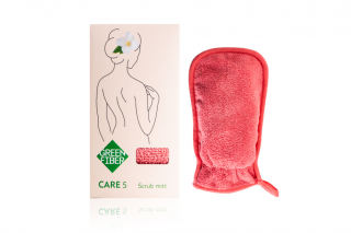 CARE 5 Duş için Pilling Eldiveni Mercan